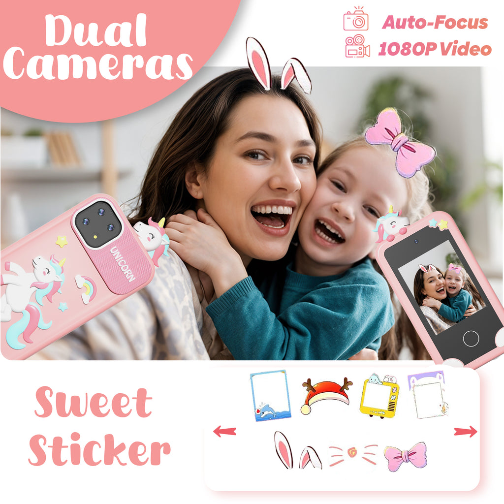 Selybria Kids Smart Phone Toy – Educational Device for Kids (No Wi-Fi, Ages 3–9)